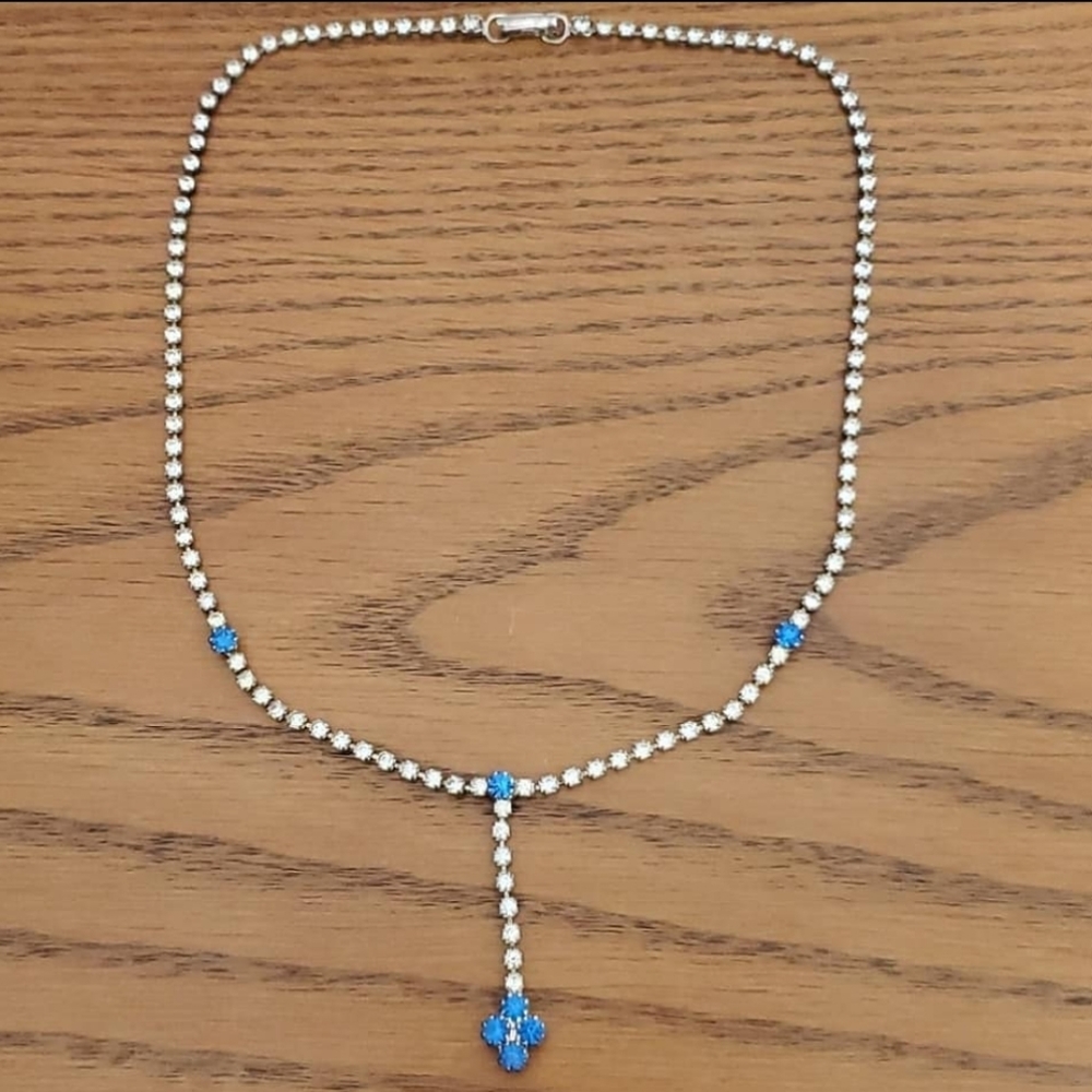 Vintage Rhinestone Choker Art Deco